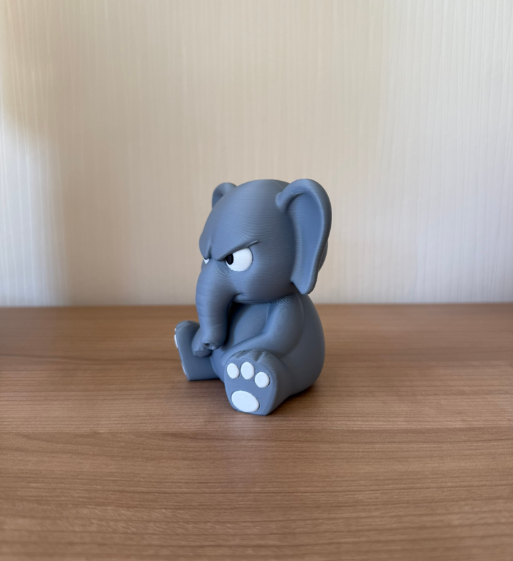 Figura Decorativa- Elefante Malhumorado-2