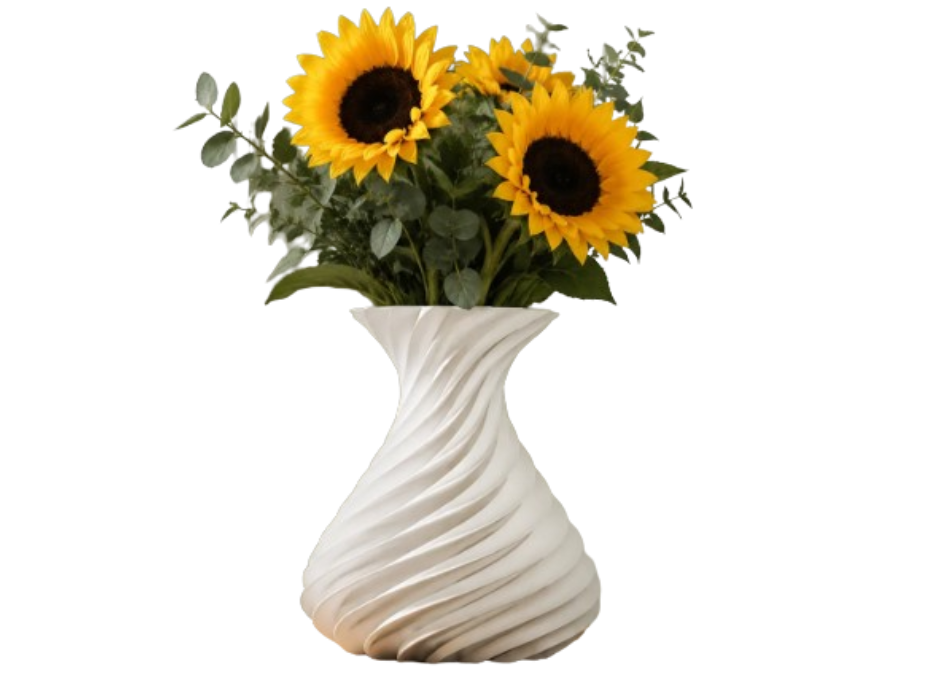 Decoración Hogar Prints Patro - Jarrón en espiral para flores-0