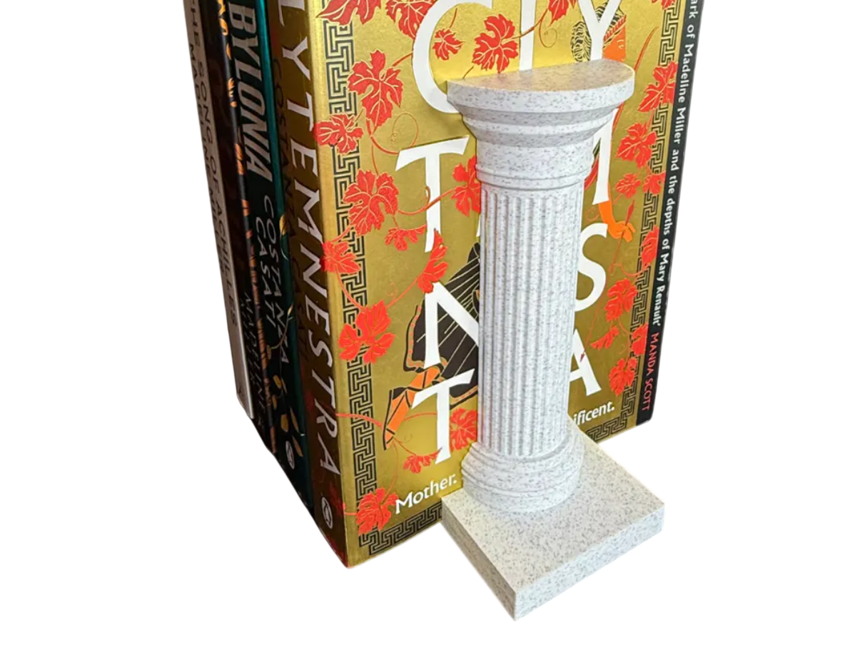 Figura Decorativa De Columnas Romanas Como Sujetalibros-2
