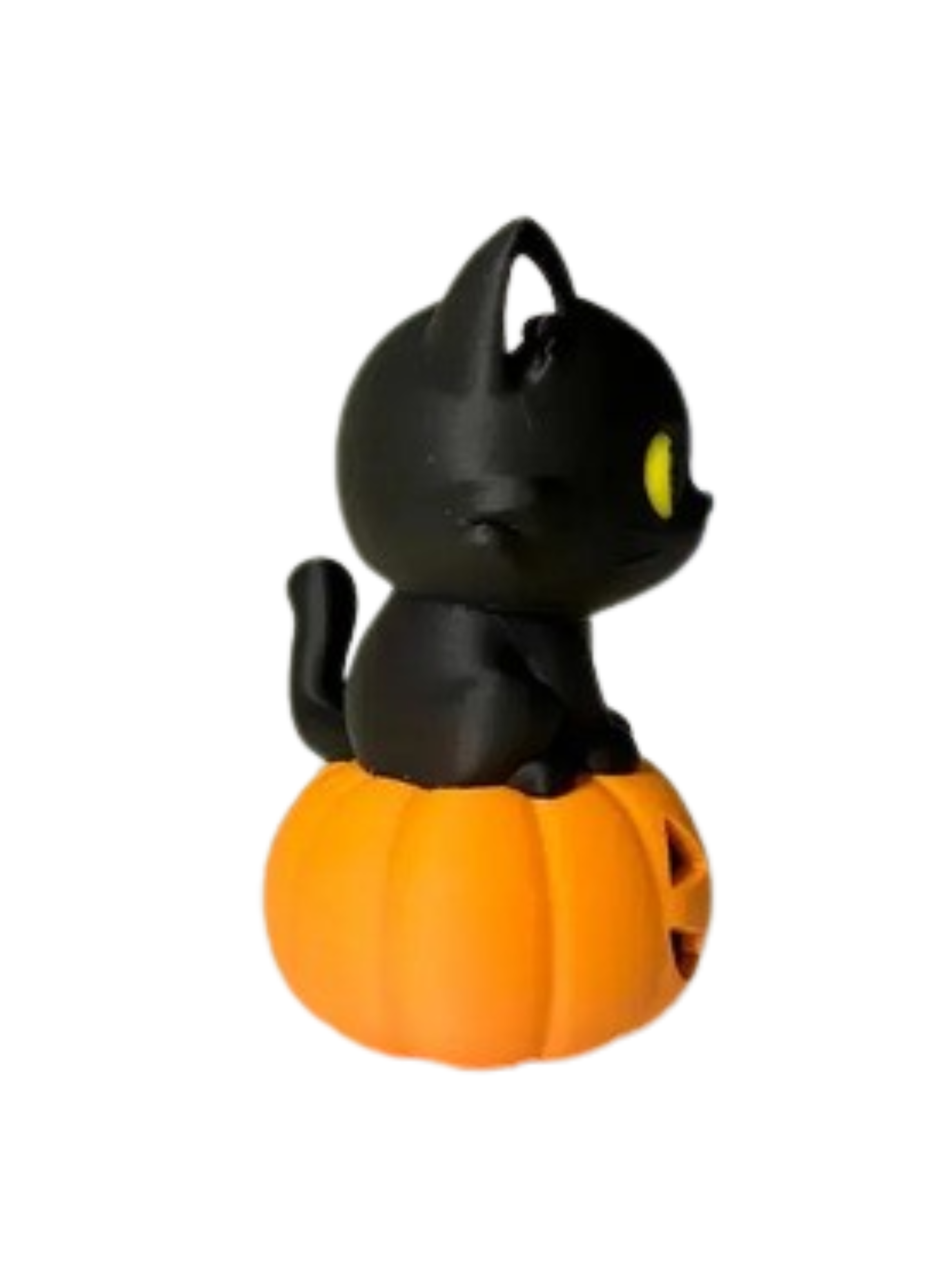 Decoración Halloween - Gato Con Calabaza-2