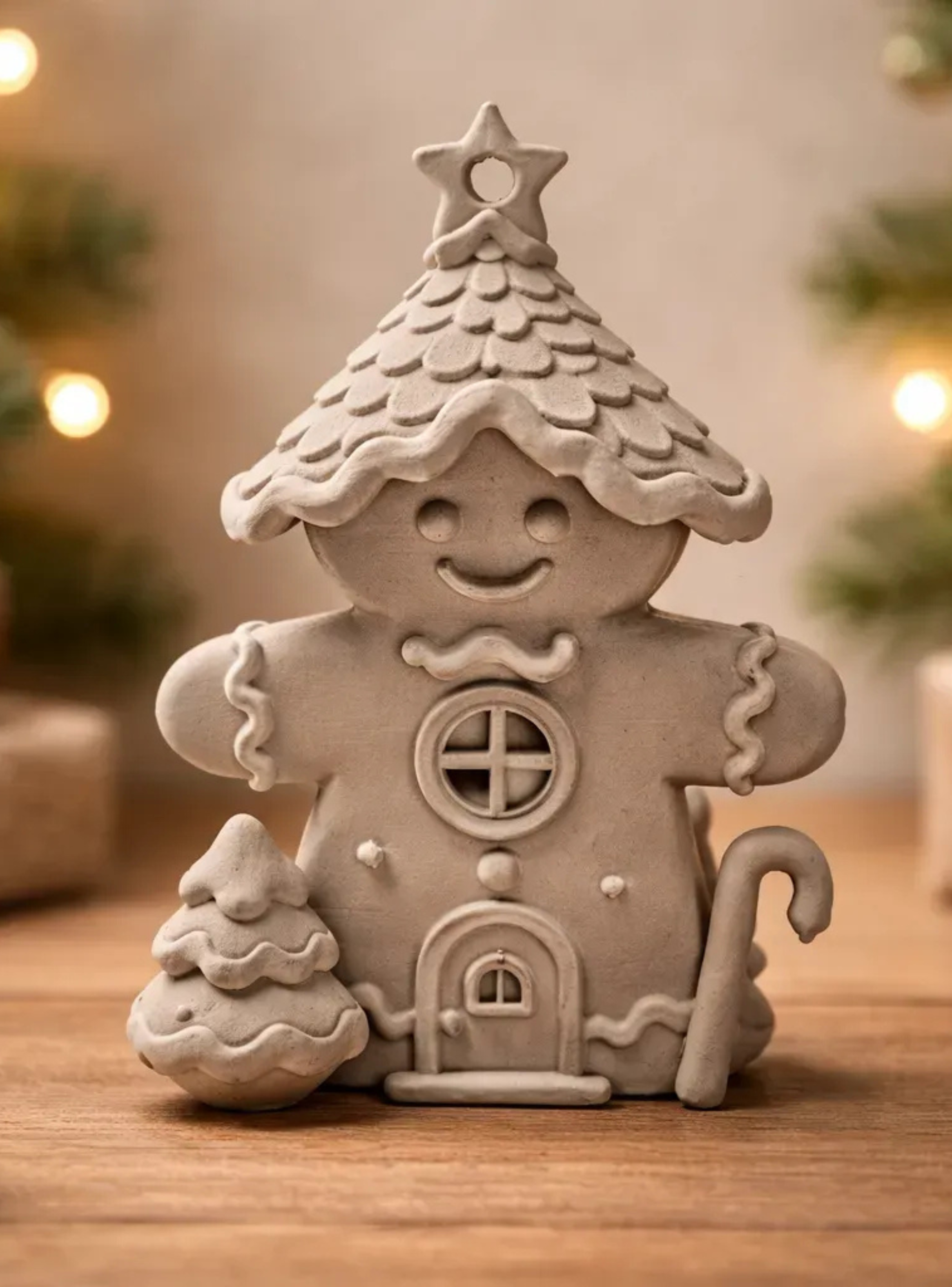 Adorno Navideño- Casa Hombre de Jengibre -4
