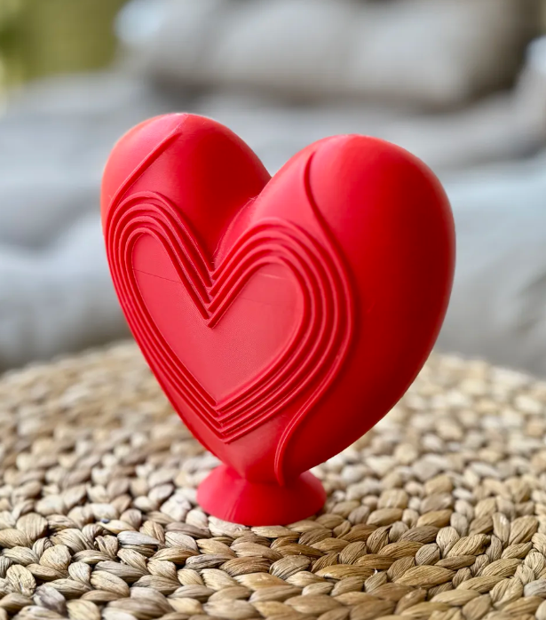 Caja de corazón de pie para dulces - San Valentín-2