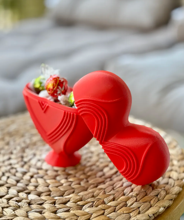 Caja de corazón de pie para dulces - San Valentín-3