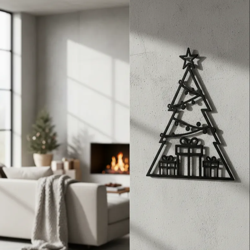 Adorno navideño de pared-2