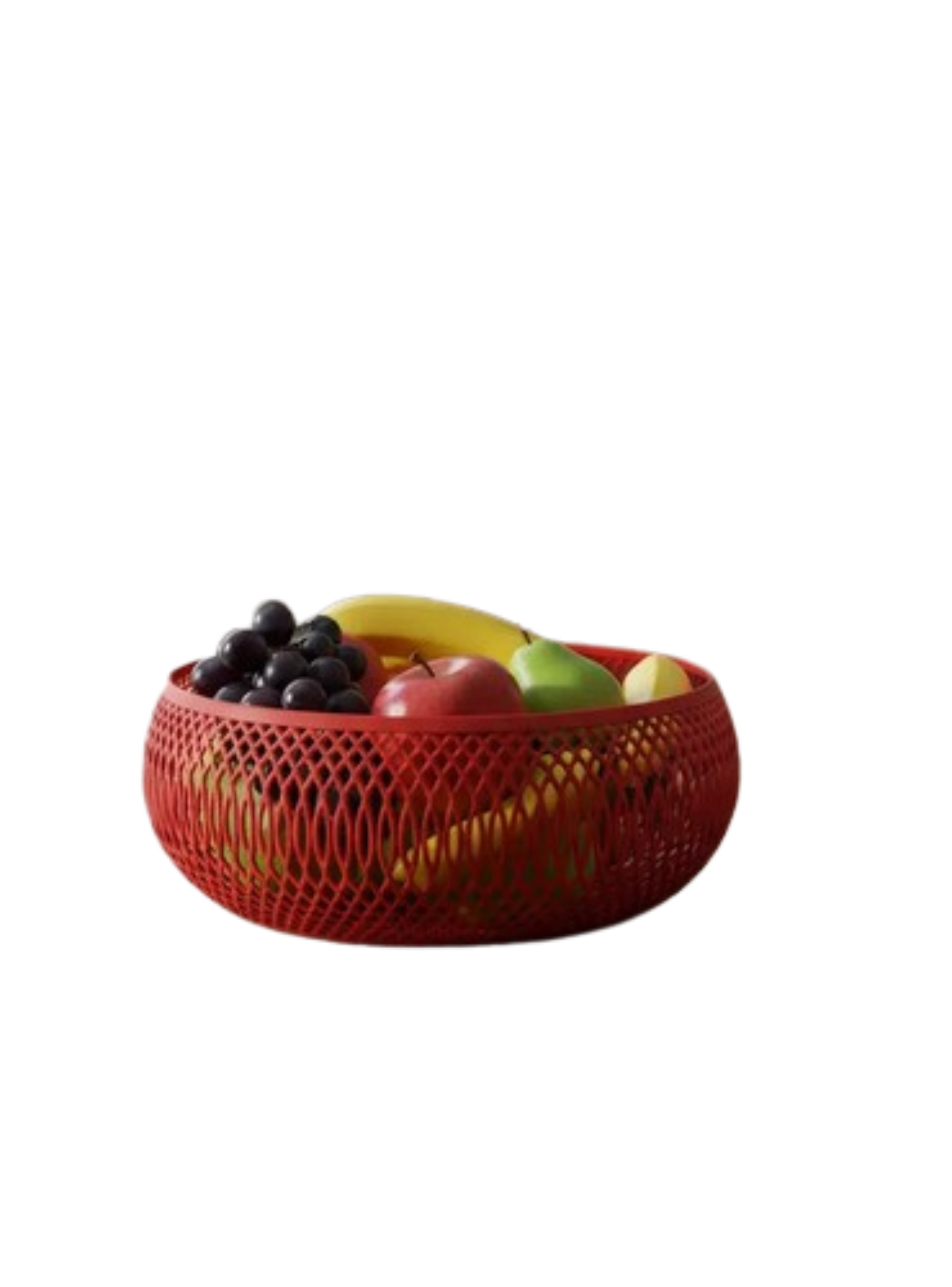 Decoración Elegante Prints Patro - Frutero Estilo Espiral Rojo-0