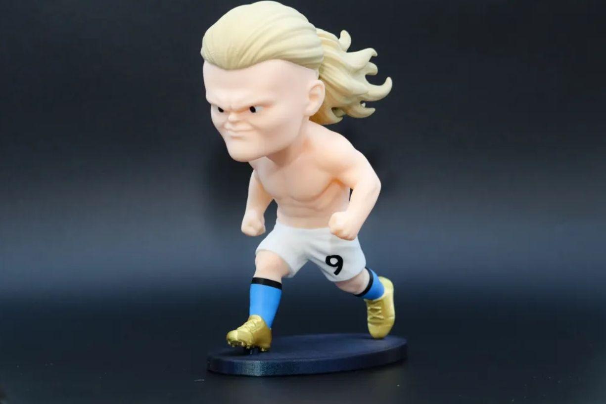 Figura de fútbol Prints Patro de Haaland-3