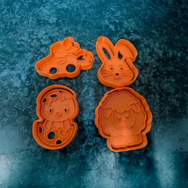 Cortadores de galletas - Pascua (pack 4 un) -3