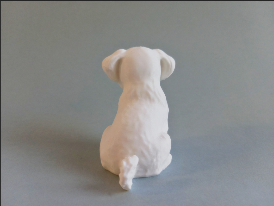 Figura - Perro Maltés Miniatura-2