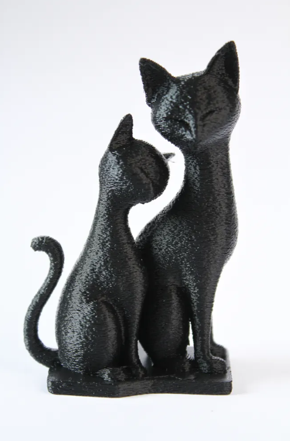 Escultura decorativa - Gatos-2
