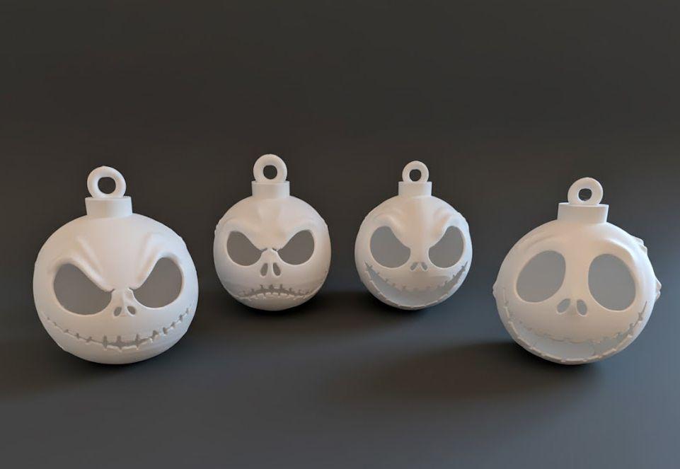 Adorno Navidad - (Pack 4) Jack Skellington -5