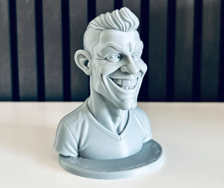 Escultura Decorativa Prints Patro- Busto de Cristiano Ronaldo-1