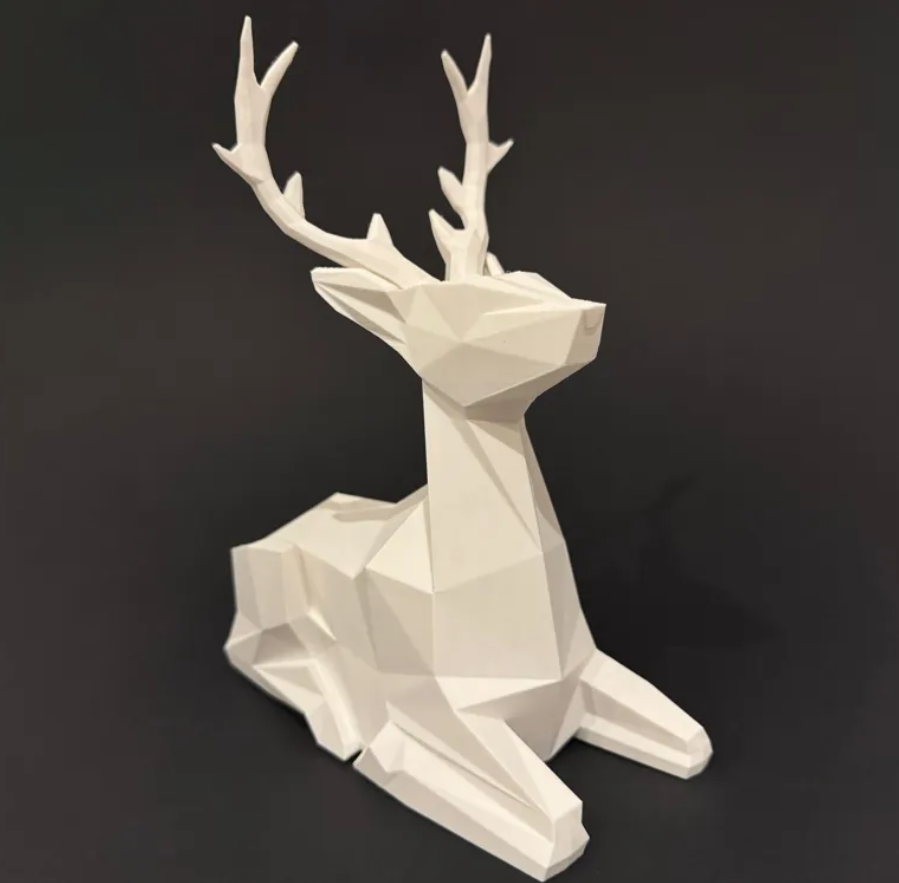 Decoración - Ciervo Acostado-2