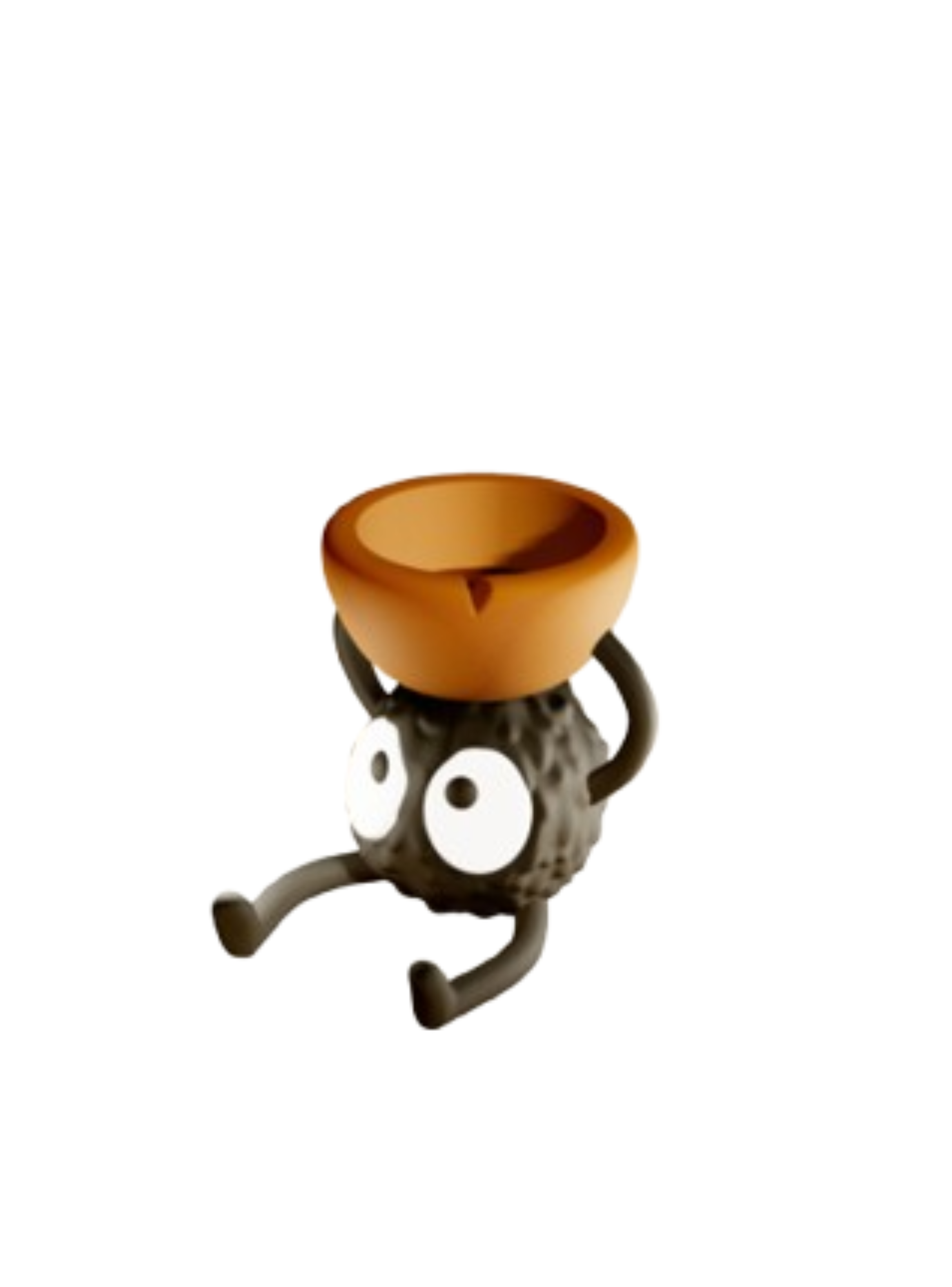 Portalámpara Para Vela De Té Susuwatari (duende De Hollín) -2