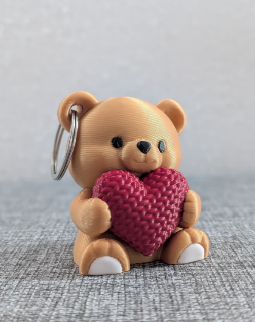 Llavero de Oso Romántico-2