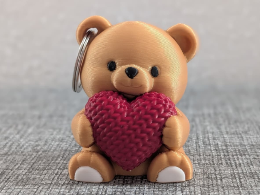 Llavero de Oso Romántico-3