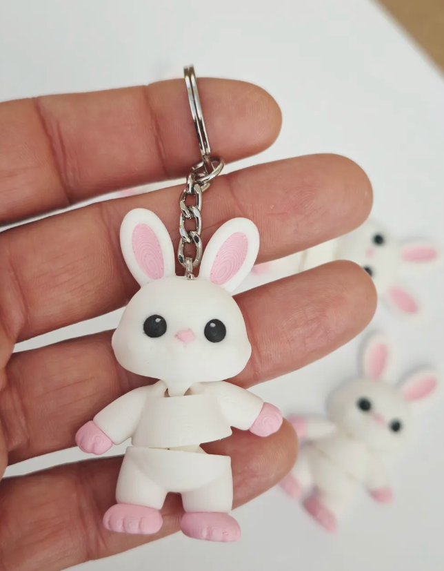 Llavero Mini Flexi Conejo de Pascua-2