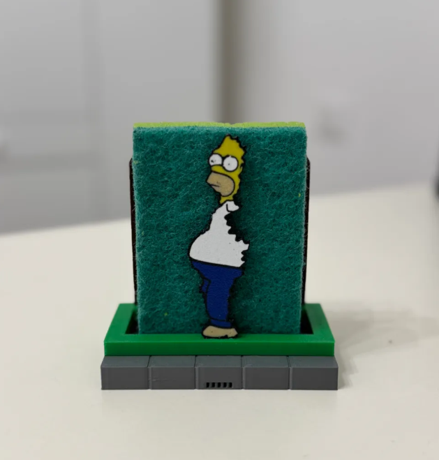  Soporte para esponjas de Homero Simpson-2