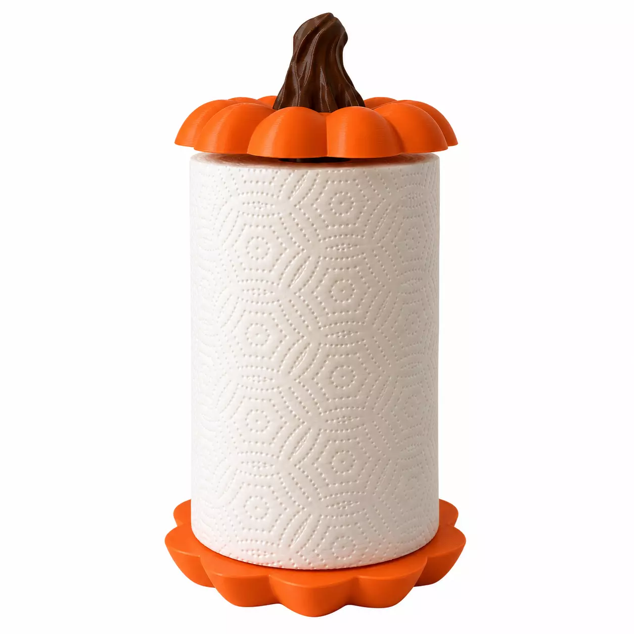 Porta Toalla de Papel Calabaza Halloween 3D Decorativo Cocina-0
