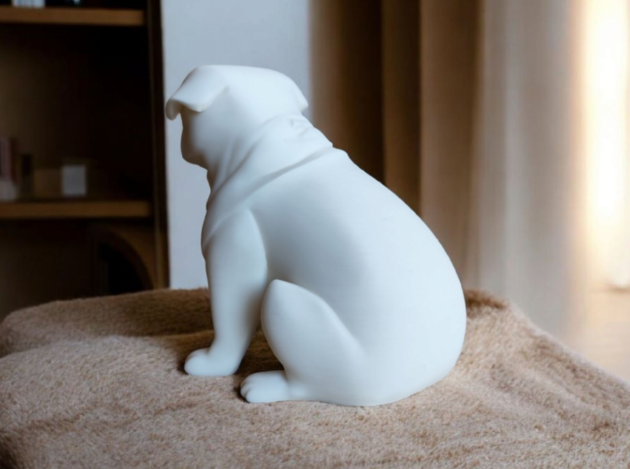 Escultura- Pug Geométrico Rechonchito-2