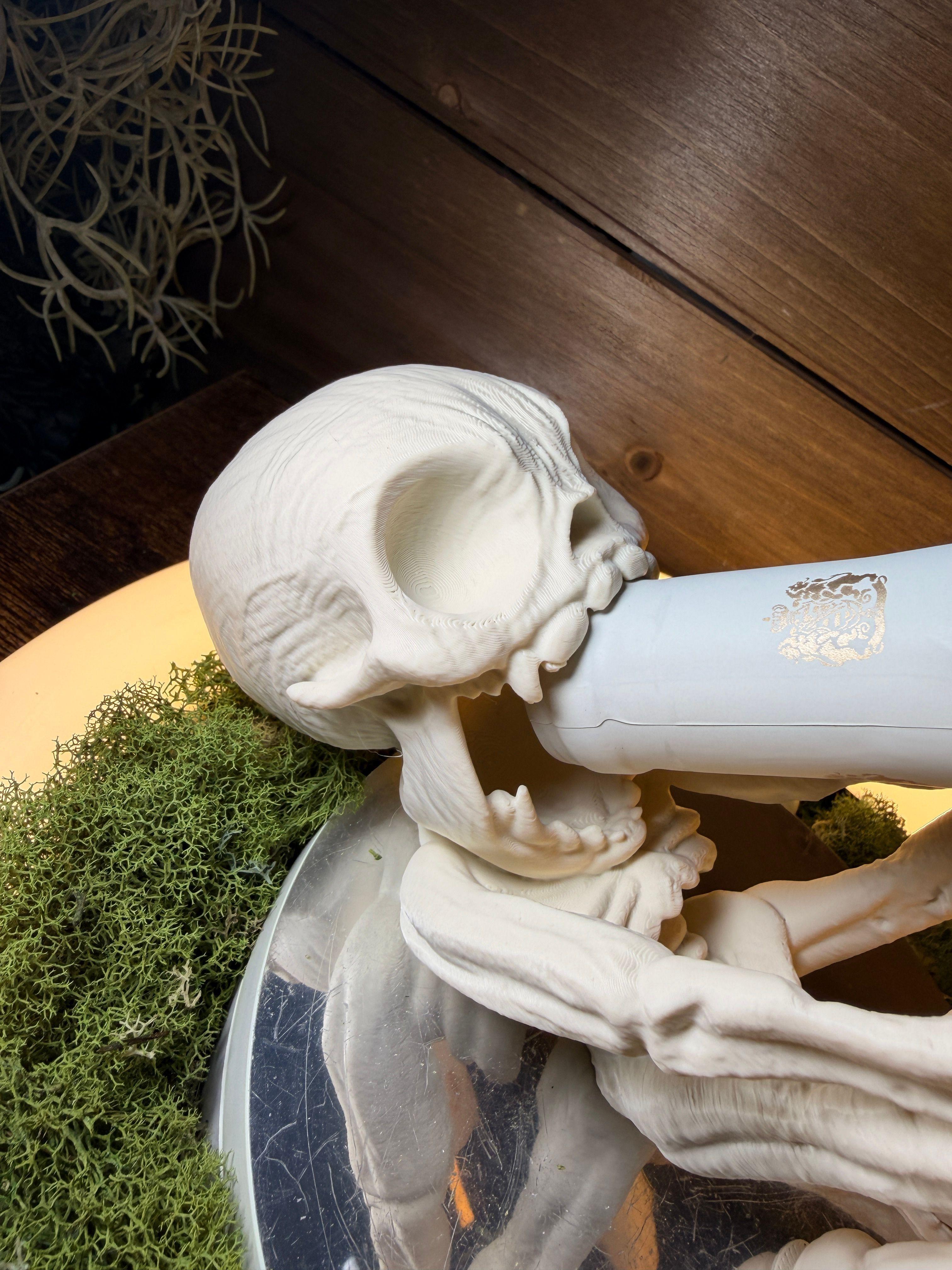 Soporte de vino de esqueleto-2