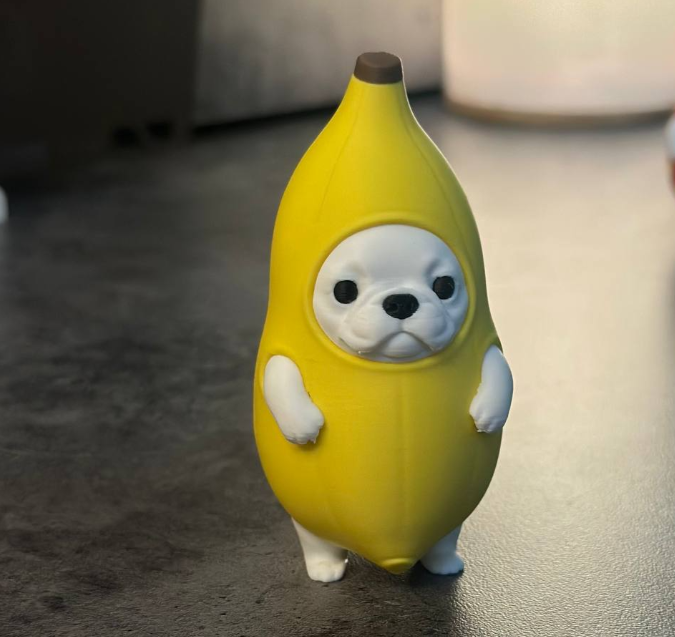 Figura Decorativa- Perro Banana-2