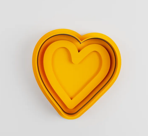 Cortadores de Galletas en Forma de Corazón (pack 4 un) -2