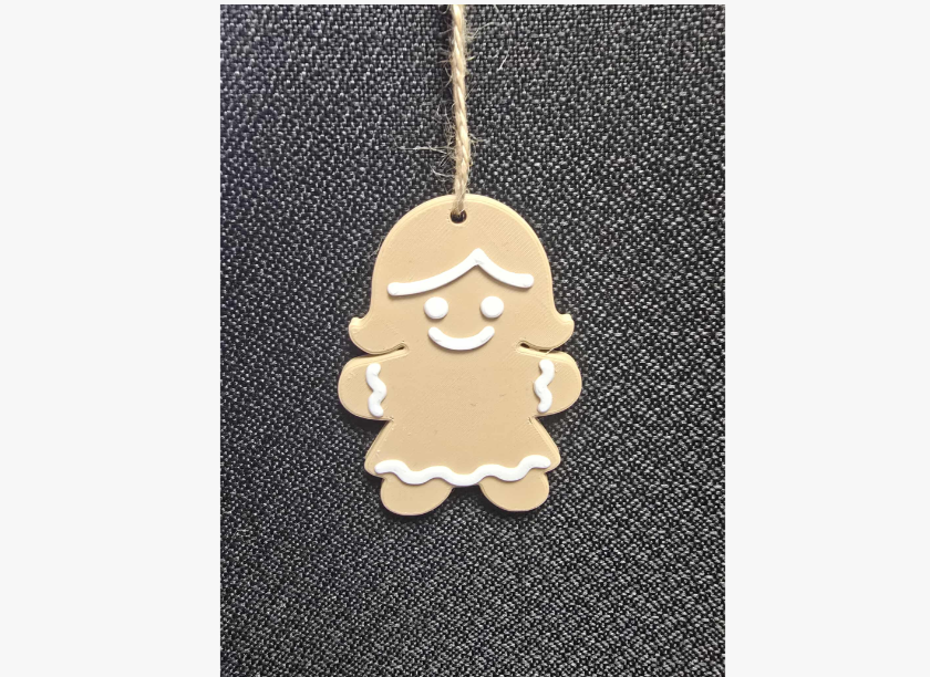 Adornos para Árbol de Navidad galletas de jengibre - Pack 6-2