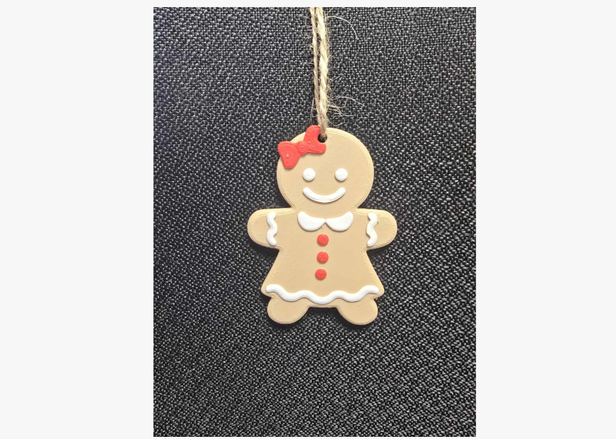 Adornos para Árbol de Navidad galletas de jengibre - Pack 6-3