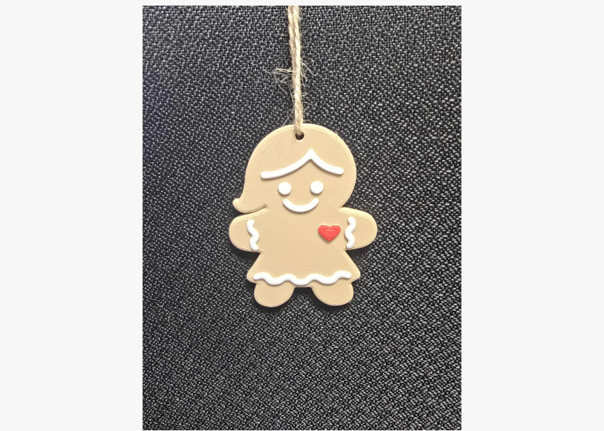 Adornos para Árbol de Navidad galletas de jengibre - Pack 6-4