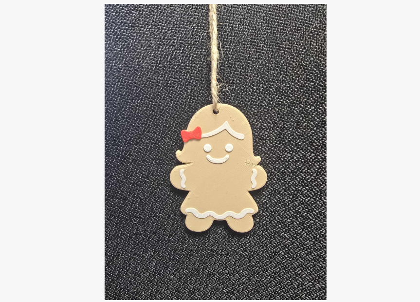 Adornos para Árbol de Navidad galletas de jengibre - Pack 6-5