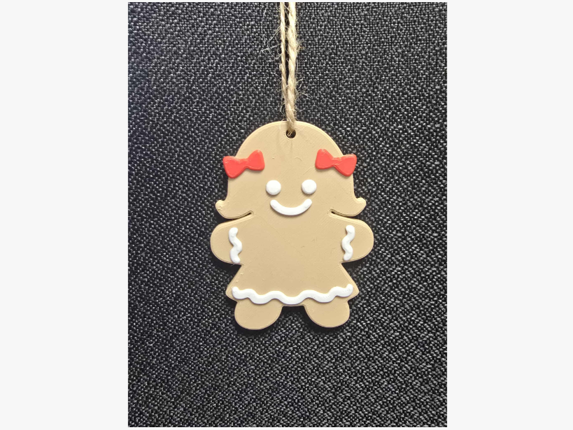 Adornos para Árbol de Navidad galletas de jengibre - Pack 6-6
