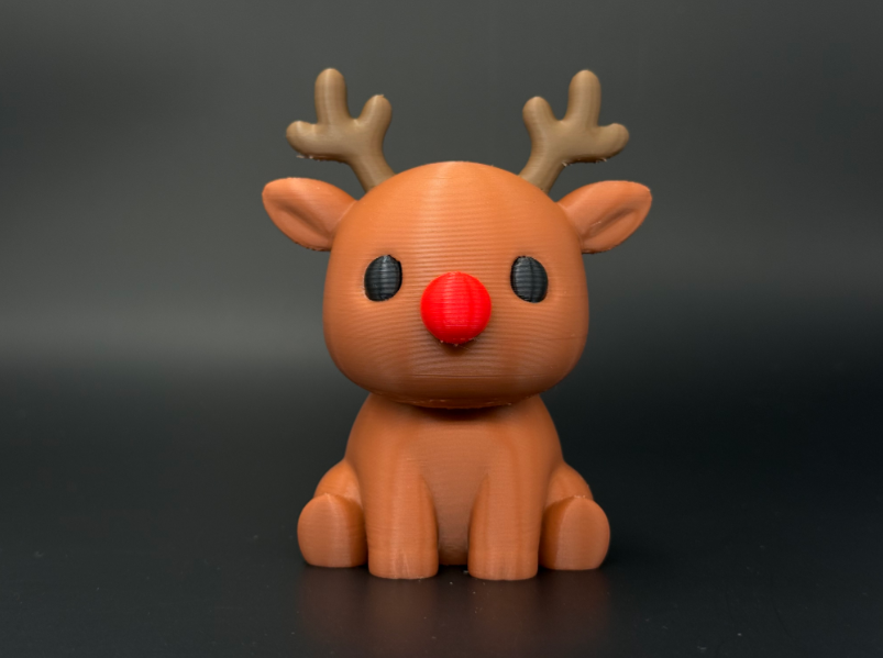 El Reno Chibi de Navidad - Decoración Navideña-2