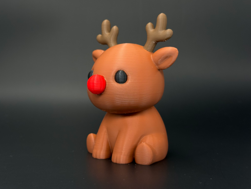 El Reno Chibi de Navidad - Decoración Navideña-3