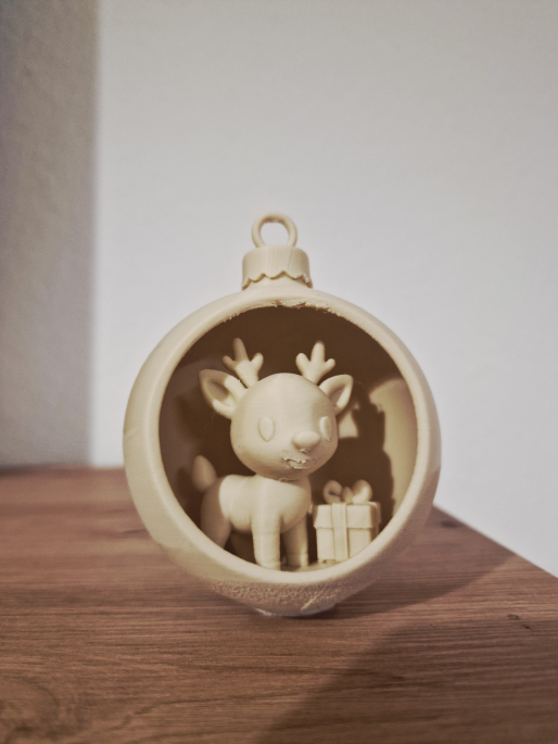 Adorno para el árbol de Navidad- Ciervo Navideño-1
