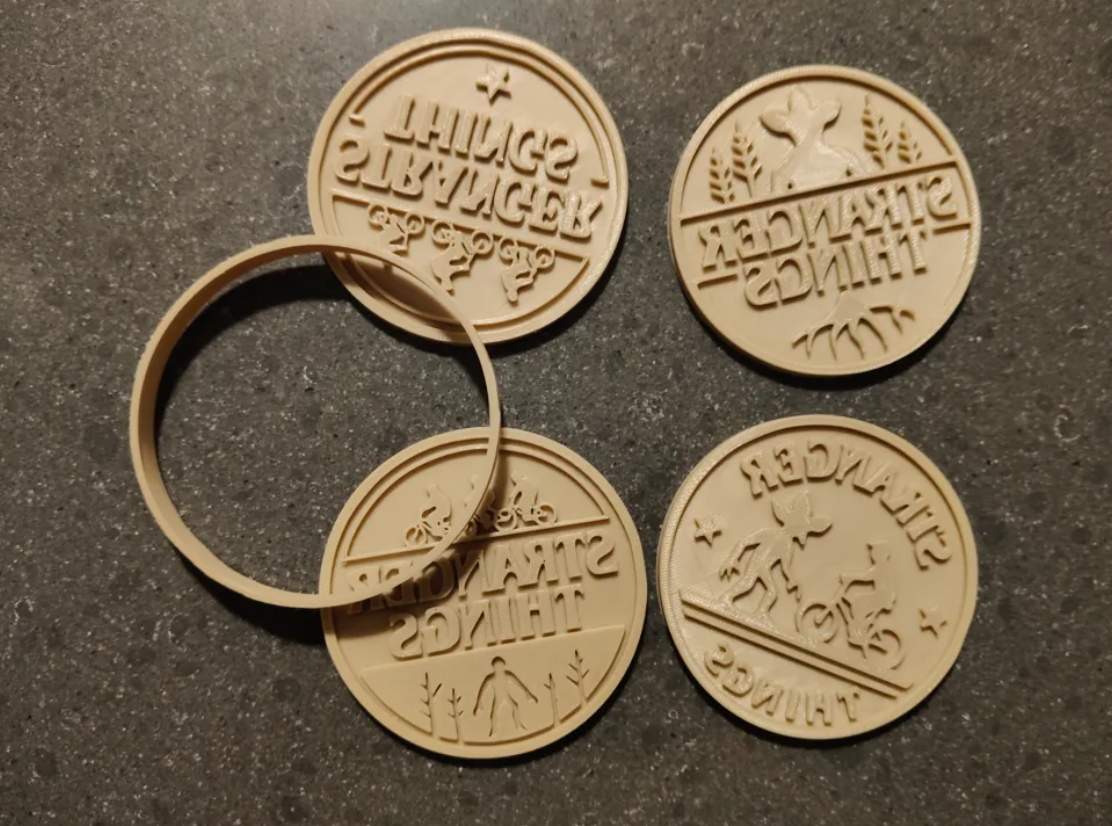 Cortador y sello de galletas - Stranger Things (pack 4 un)-3