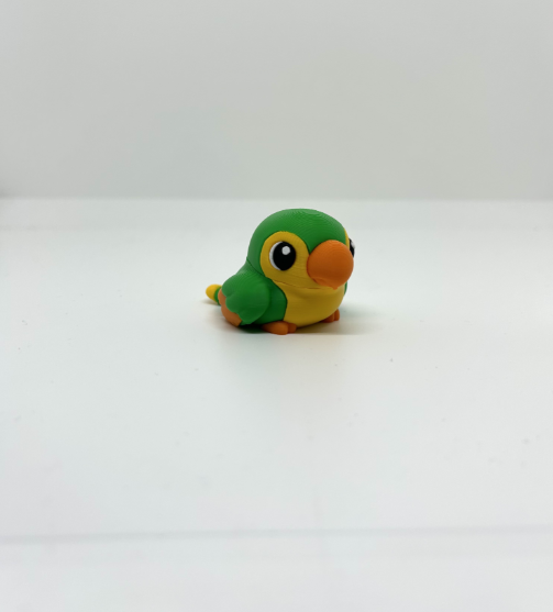 Llavero- Loro Flexible -4