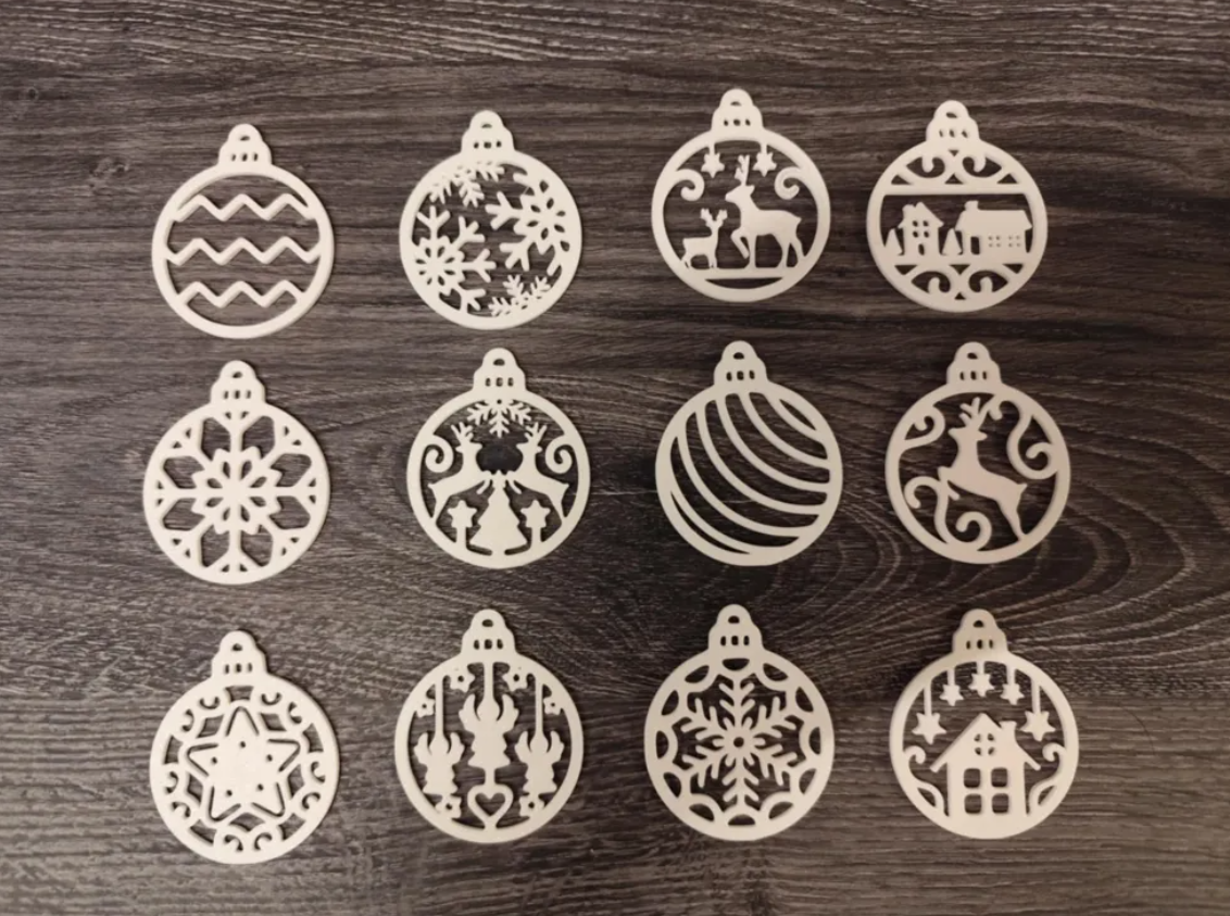 Adornos navideños para Árbol (pack 12 un)-2