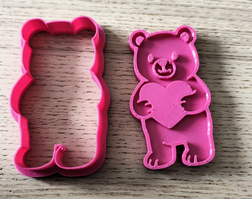 Cortadores de Galletas Animales - San Valentín (pack 4 un)-2