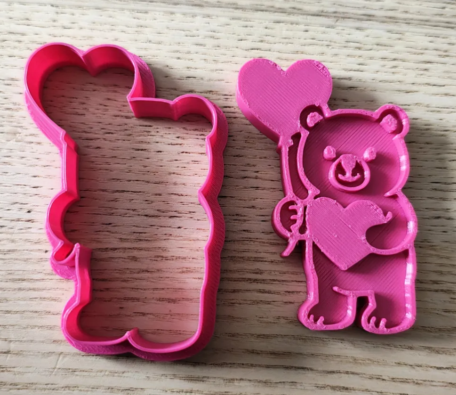 Cortadores de Galletas Animales - San Valentín (pack 4 un)-3