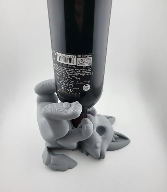 Porta Vino - Diseño Lobo-2