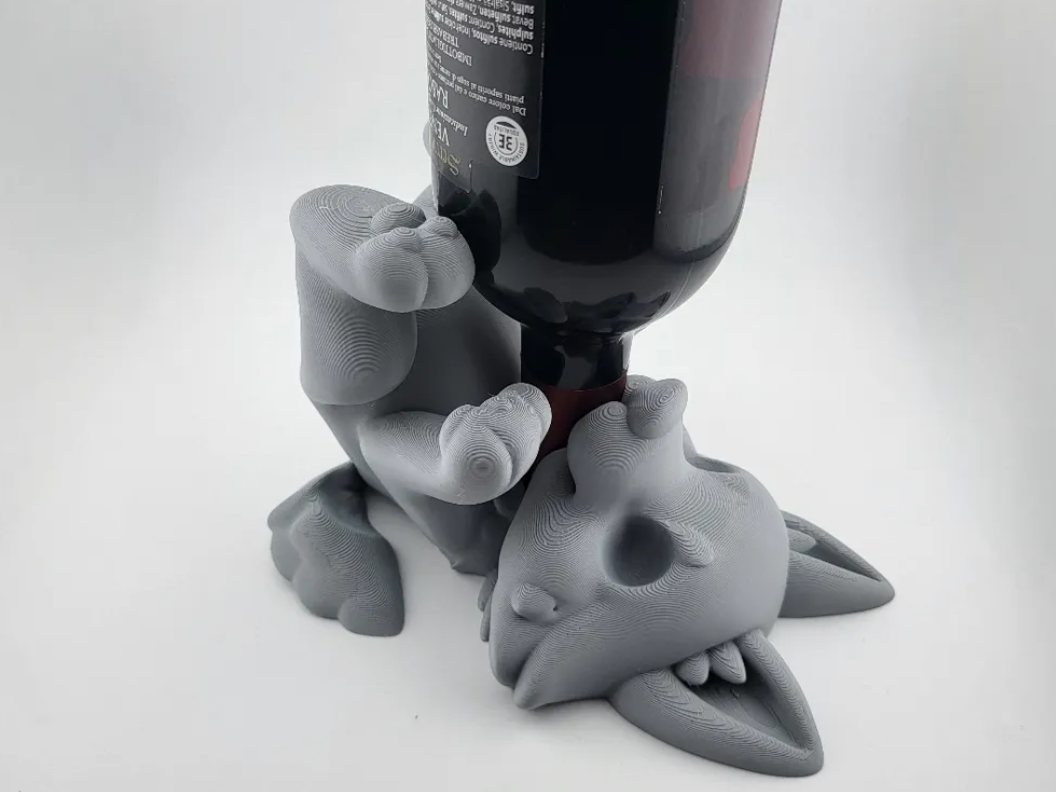 Porta Vino - Diseño Lobo-3