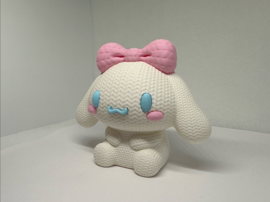 Figura - Cinnamoroll Tejido 3D-2