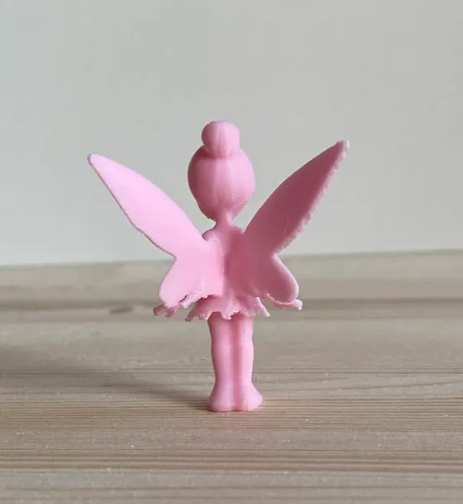 Figura de decoración de Hada Rosada-0