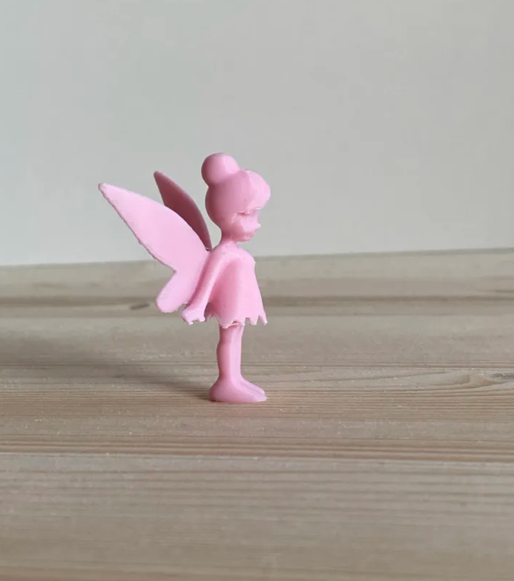Figura de decoración de Hada Rosada-1