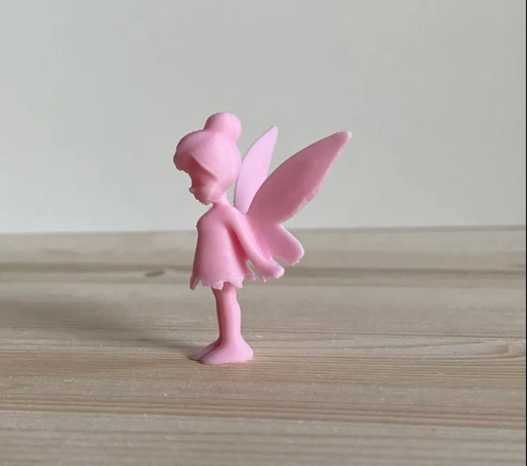 Figura de decoración de Hada Rosada-2
