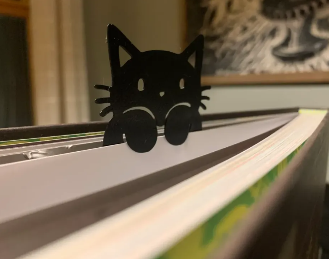 Marca página - Gatito asomándose-3