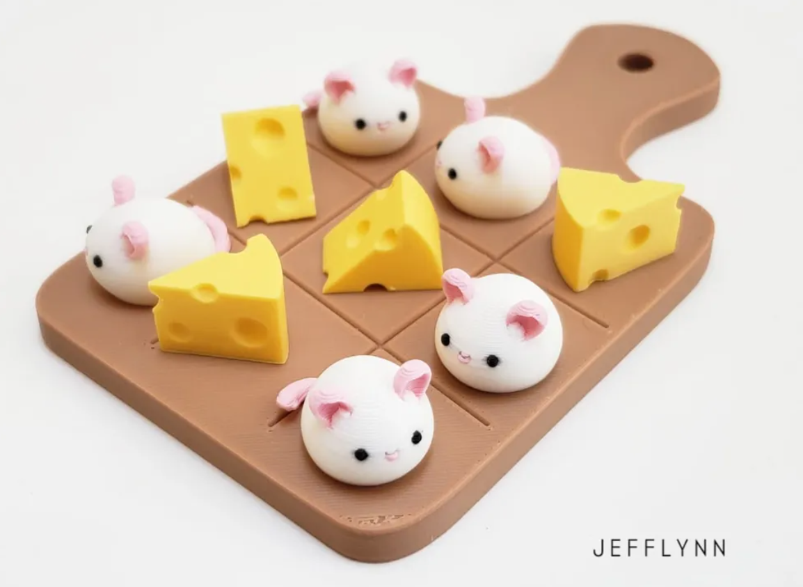 Juego Tres en Raya - Queso y Ratón-3