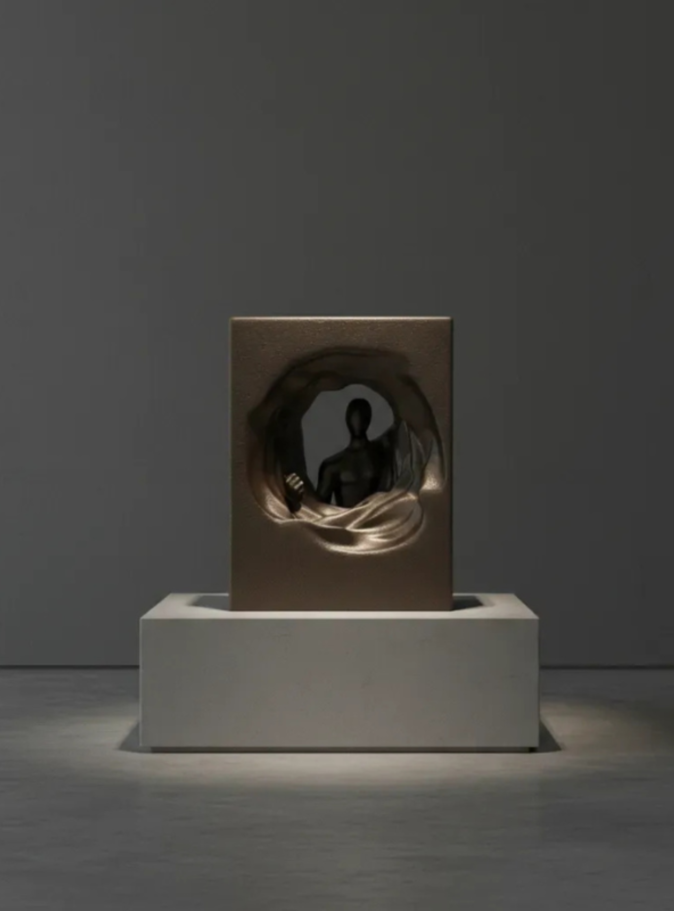 Figura Decorativa Prints Patro - Escultura Adéntrese Moderna-1