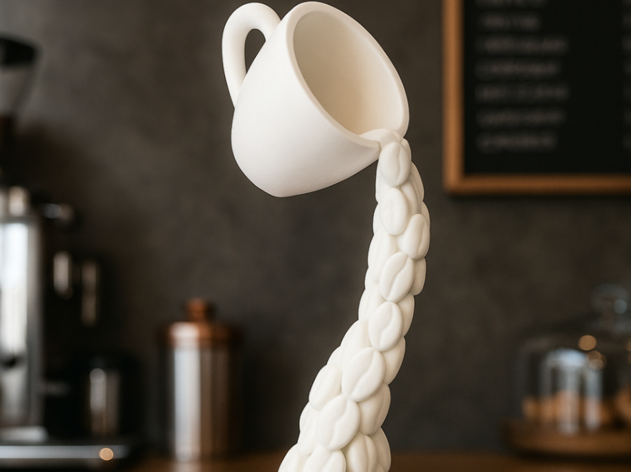 Escultura- Café Abstracta Flotante-2