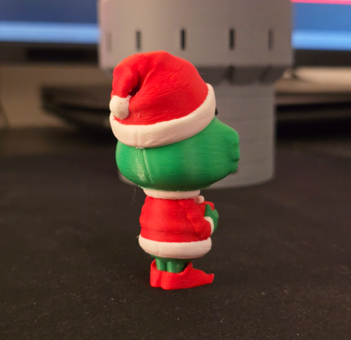 Figura Decoración- Chibi del Grinch Navideño-2